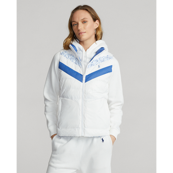 Gilet homme zippé avec col montant doublé gris clair