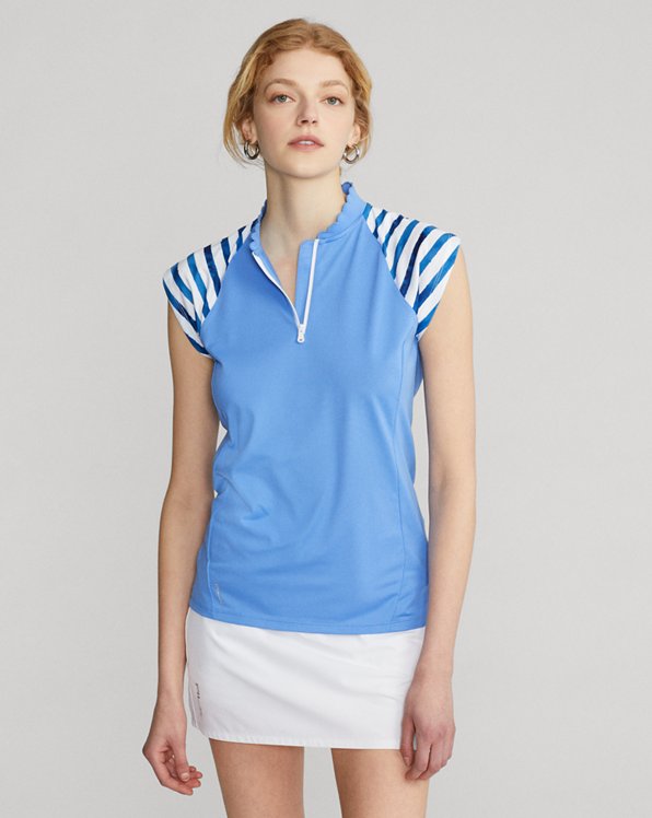 Women's Blue Sleeveless Polo Shirts | Ralph Lauren