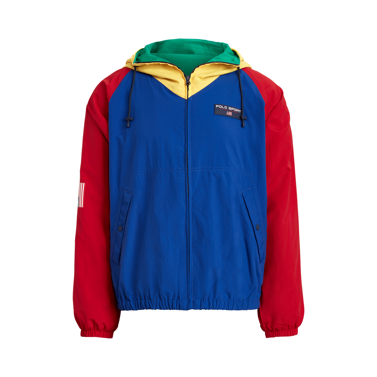 Multi color shop polo jacket
