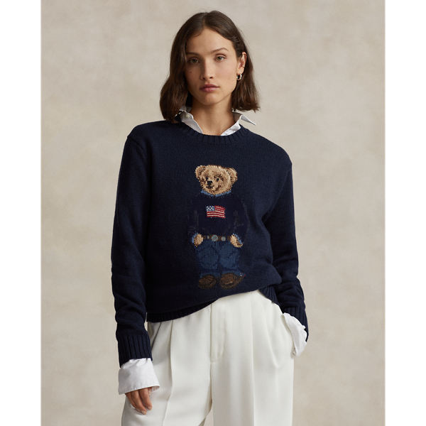 Polo Bear Cotton-Linen Jumper