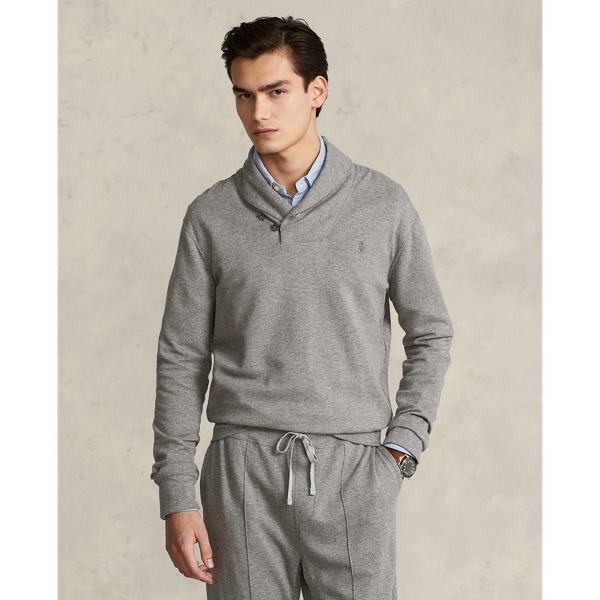 Luxury jersey shawl pullover clearance