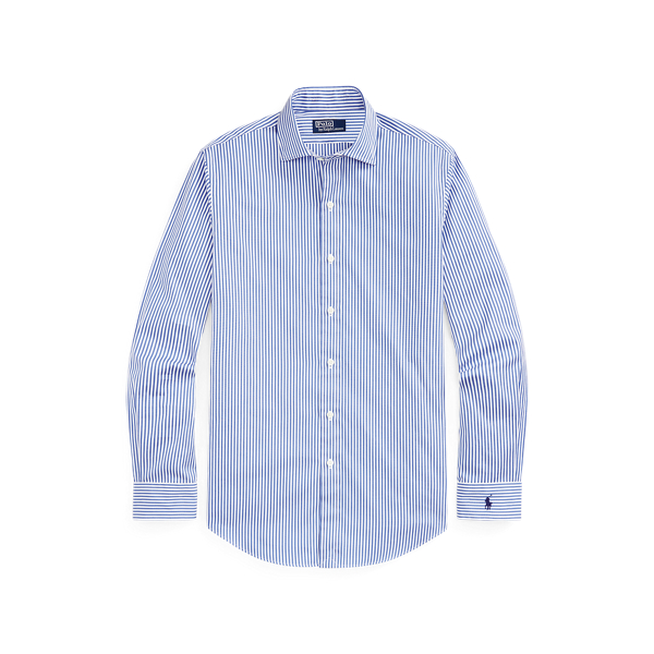 Custom Fit Striped Poplin Shirt