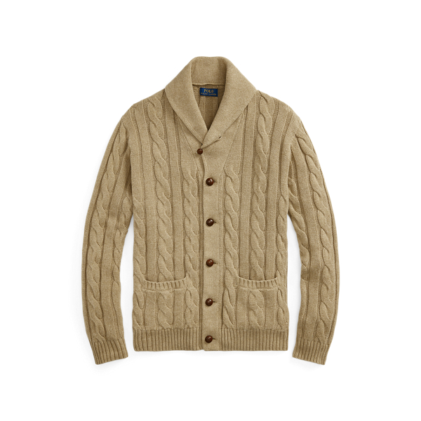 Ralph lauren cable knit cardigan outlet