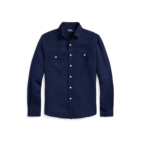 Custom Fit Linen-Silk Workshirt
