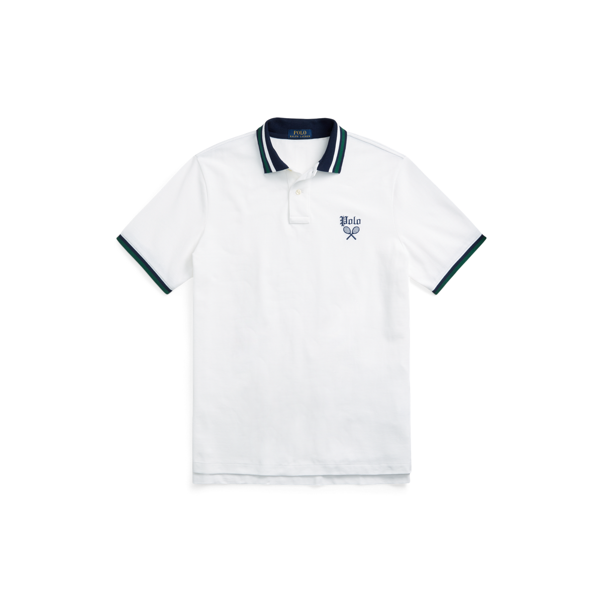 Classic Fit Tennis Mesh Polo Shirt