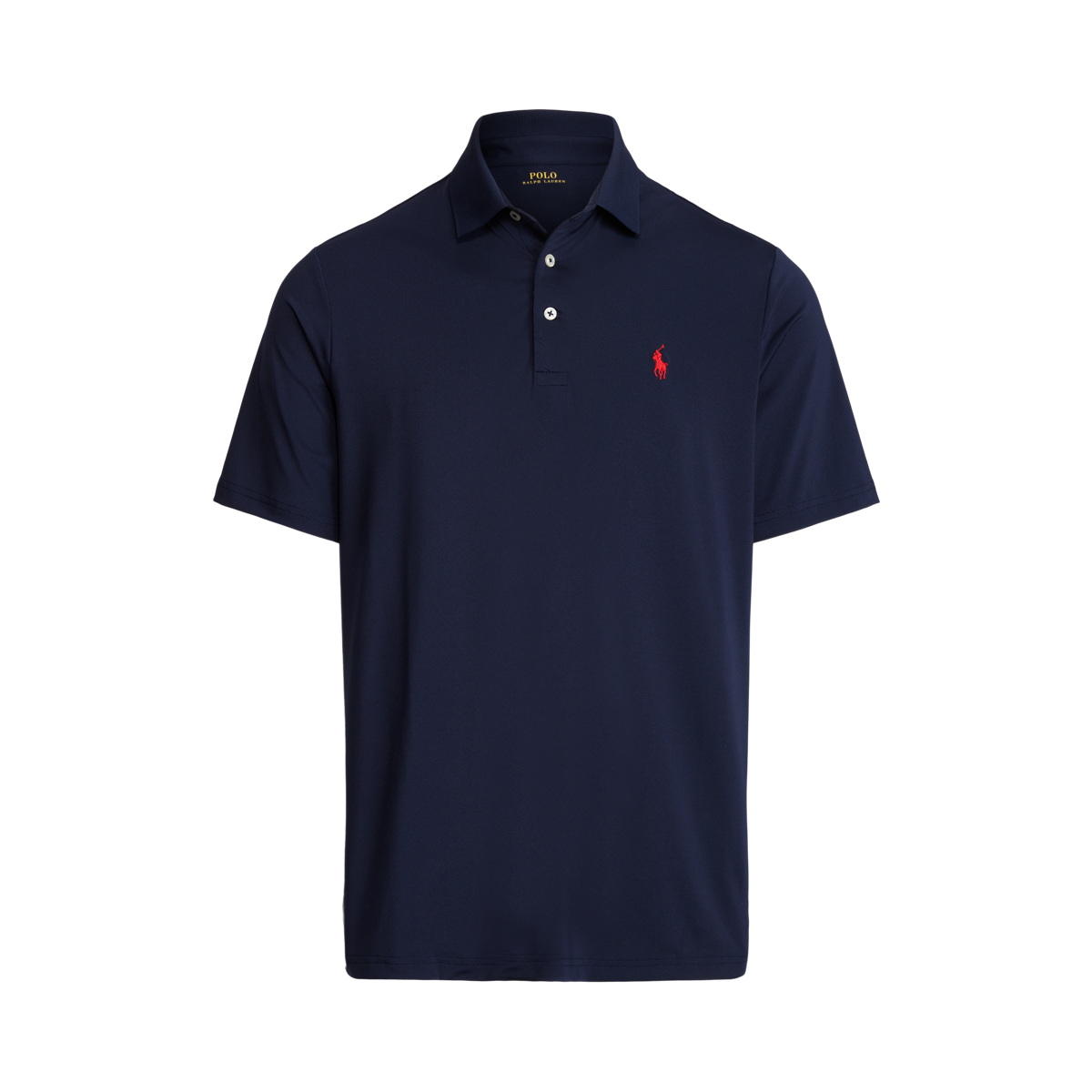 Polo Ralph Lauren Mens Performance Polo Shirts, Black, Small