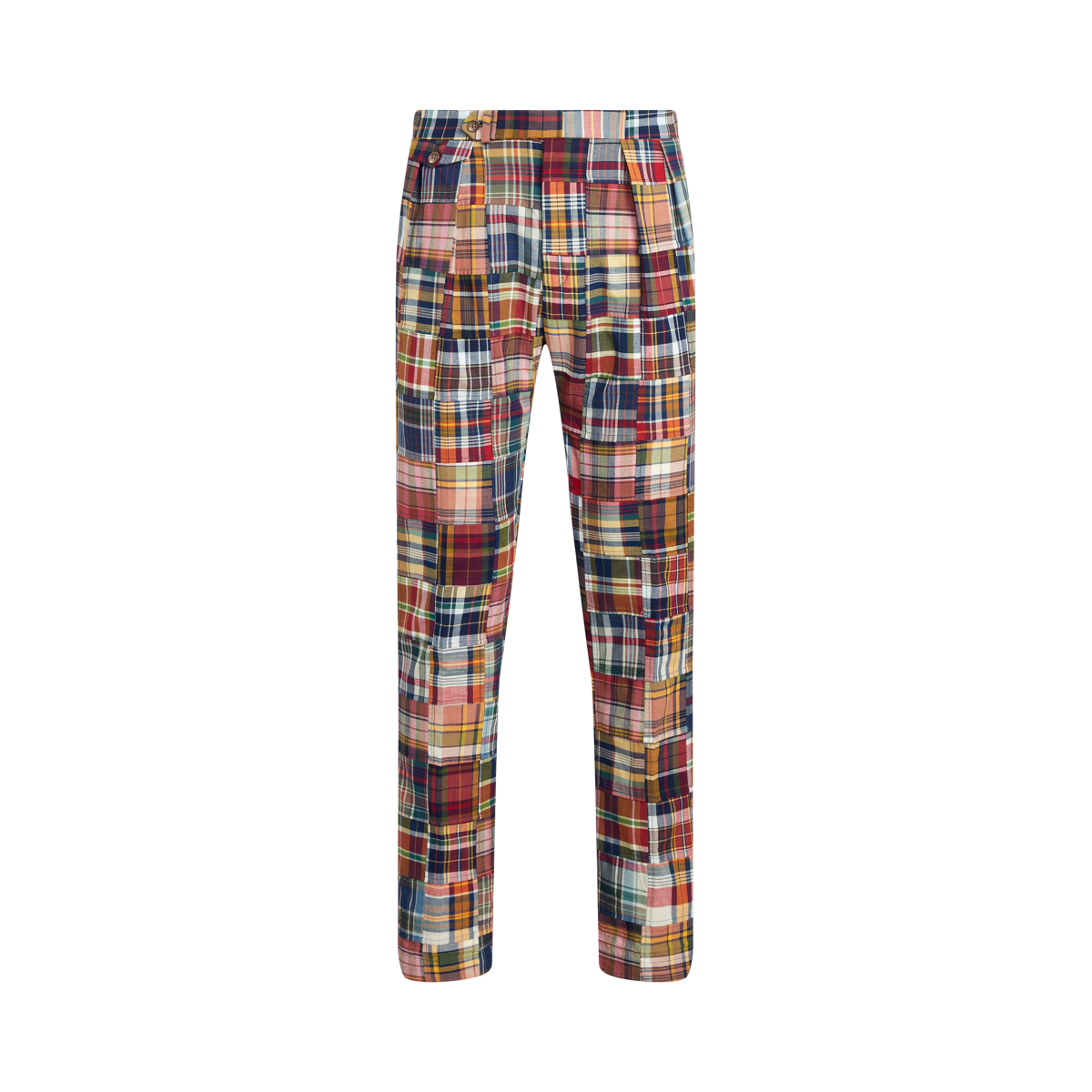 Classic Madras Patchwork Pants