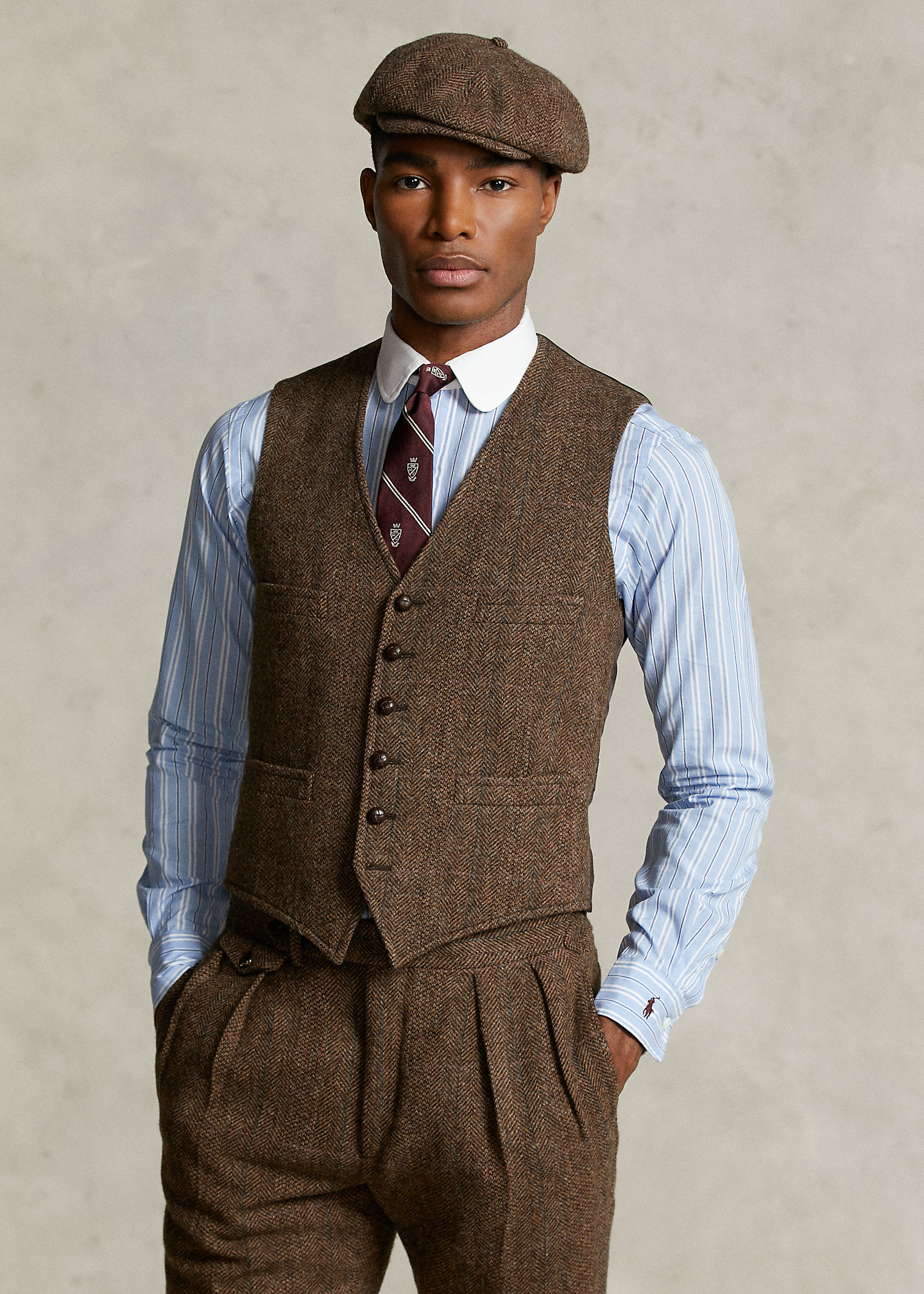 The Morehouse Collection Tweed Vest