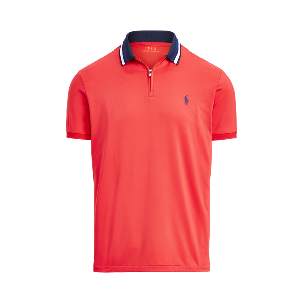 Mens zip up polo shirt 2025