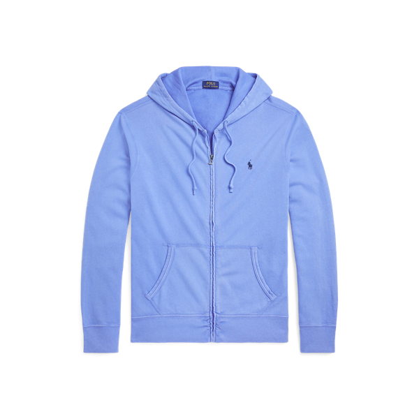 Light blue zip up jacket sale
