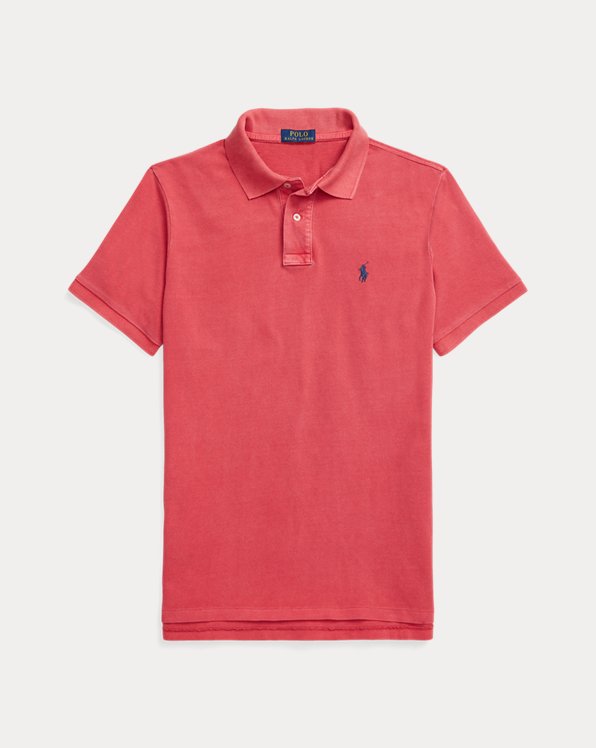 Custom slim fit piqué Polo-shirt Ralph Lauren Kleding Tops & Shirts Shirts Poloshirts 