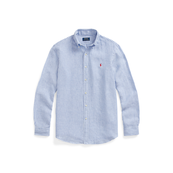 Classic Fit Striped Linen Shirt Ralph Lauren® Australia