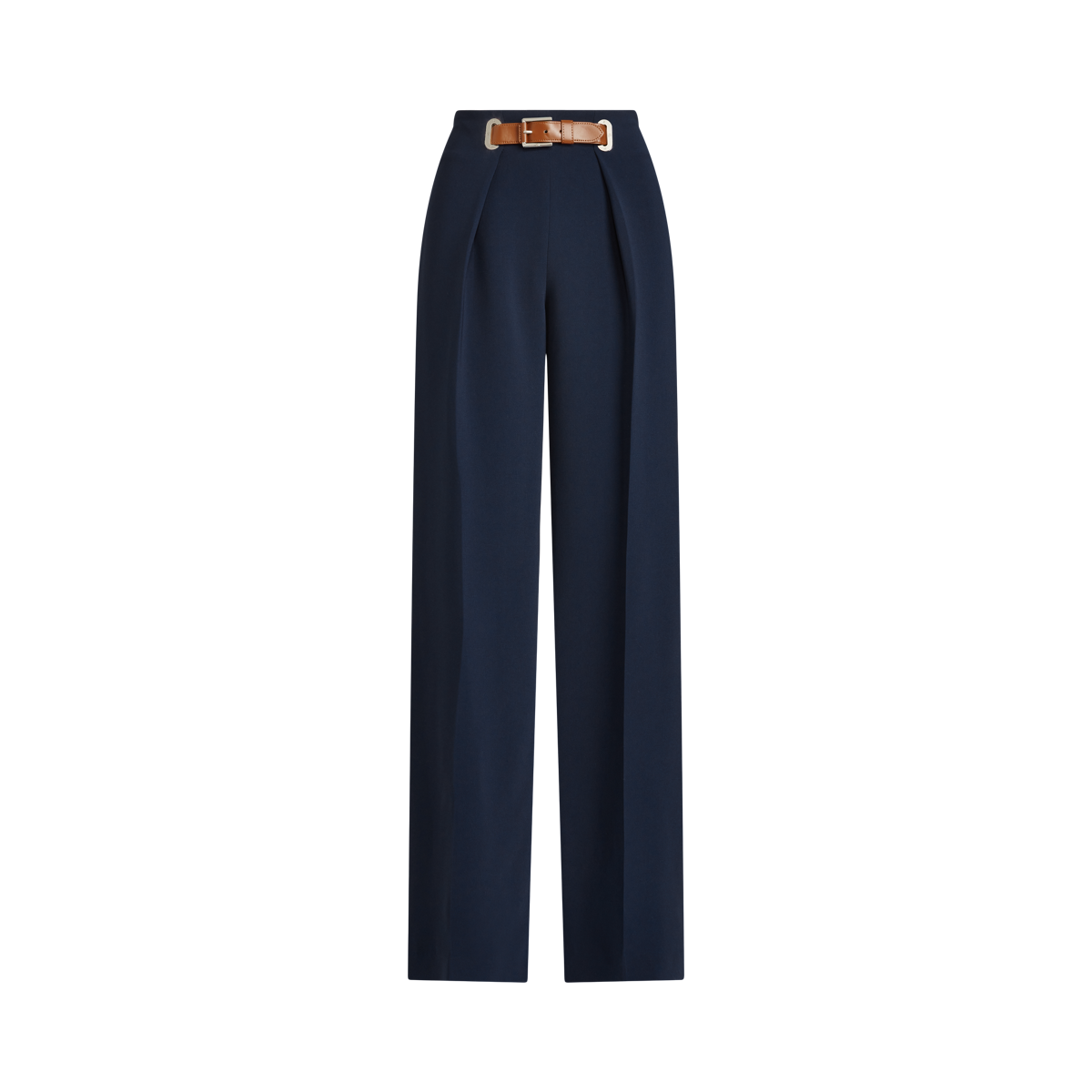 Crepe Belted Wide-Leg Pant | Ralph Lauren