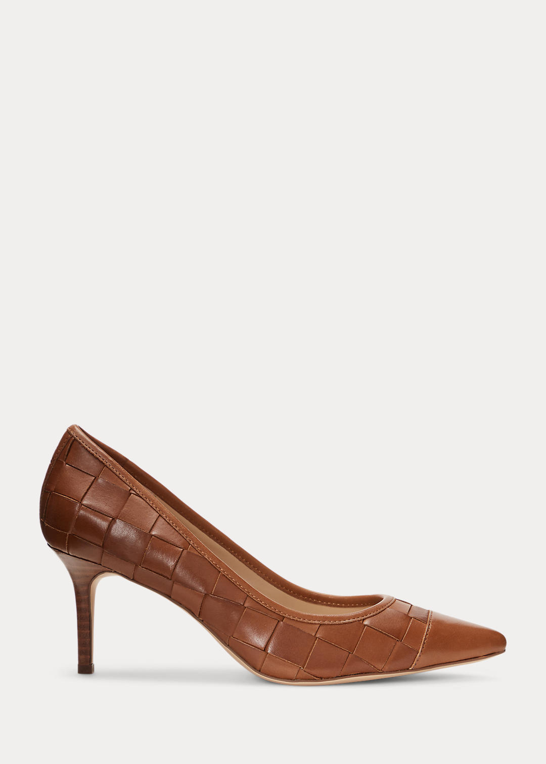 Lanette Woven Leather Pump
