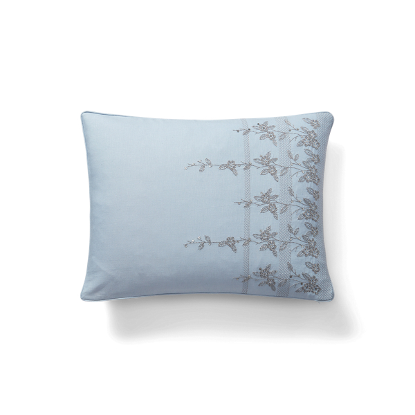 Embroidered decorative pillows sale