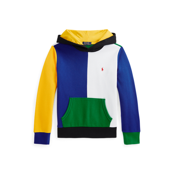 Polo color block sales sweatshirt