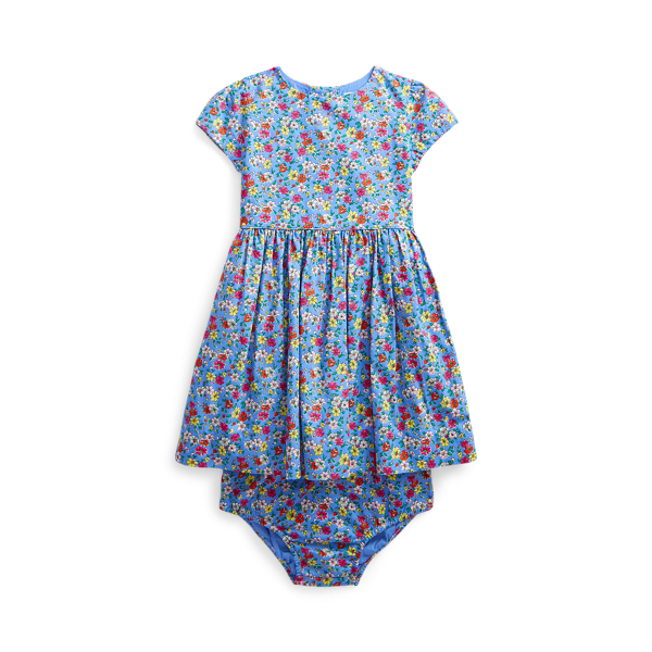 Floral Cotton Poplin Dress Bloomer