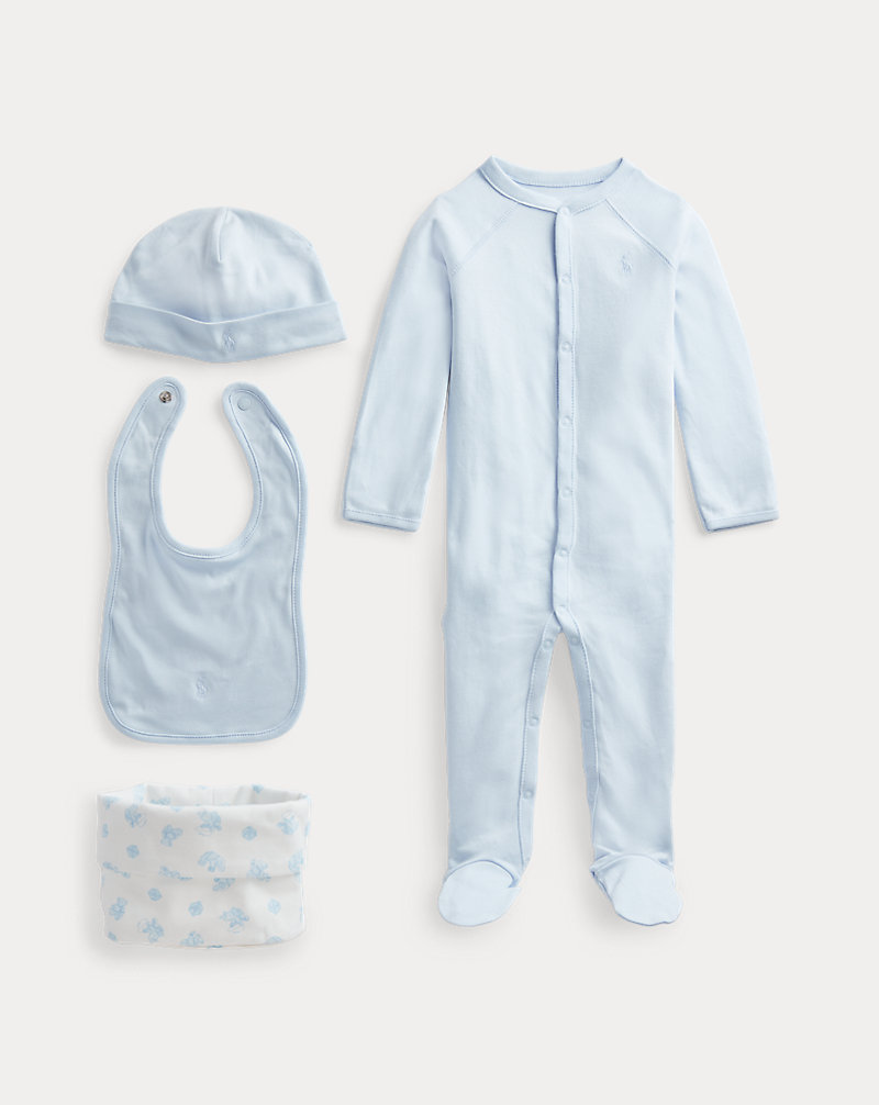 Organic Cotton 4-Piece Gift Set Baby Boy 1