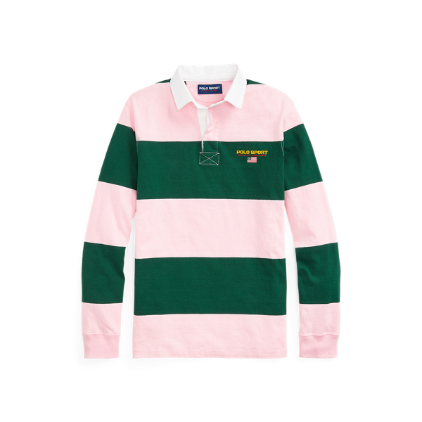 Classic Fit Polo Sport Rugby Shirt for Men Ralph Lauren GI