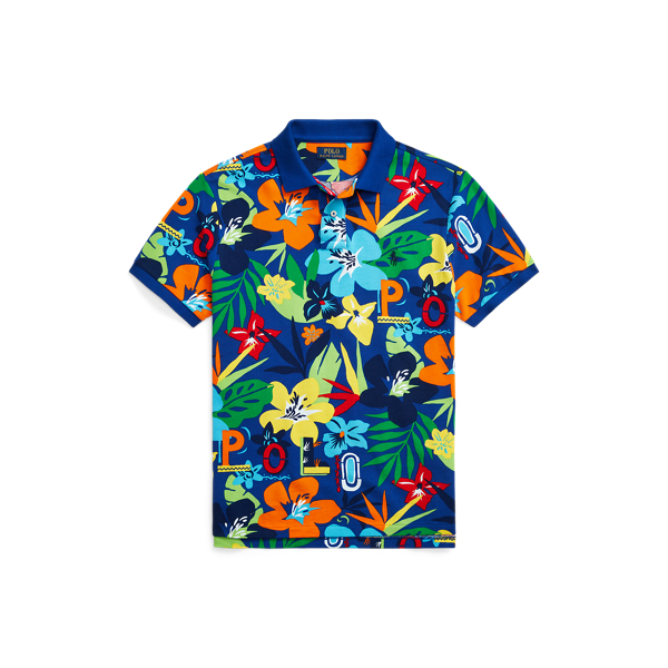 Polo fleuri on sale homme
