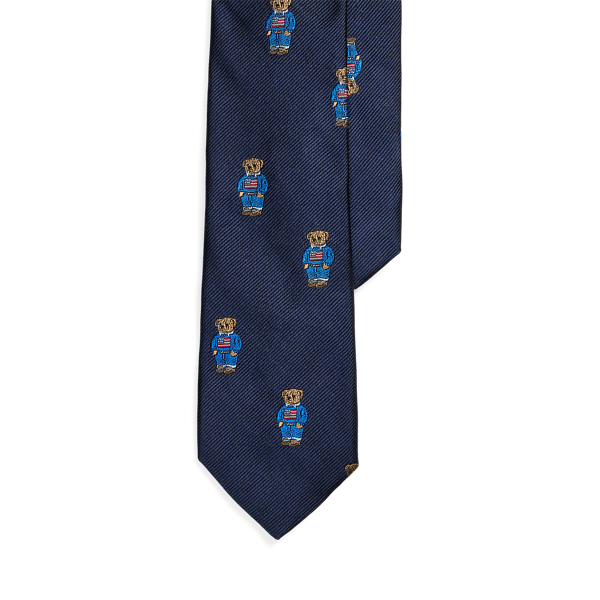 Polo Bear Silk Twill Tie BOYS 1.5–6 YEARS 1