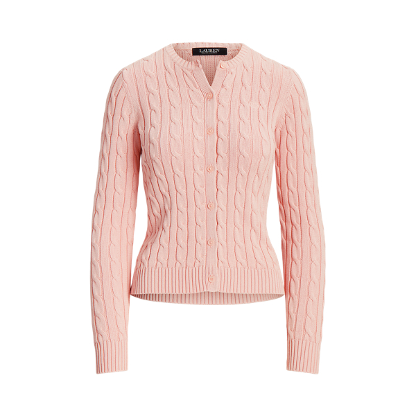 Cable-Knit Cotton Cardigan Jumper