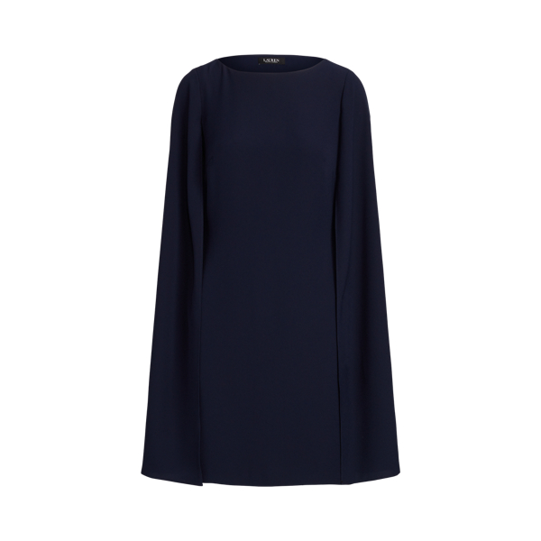 Polo Ralph Lauren Cape Georgette Cocktail Dress