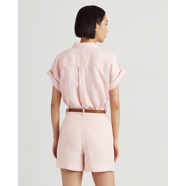 Lauren Linen Dolman-Sleeve Shirt 4