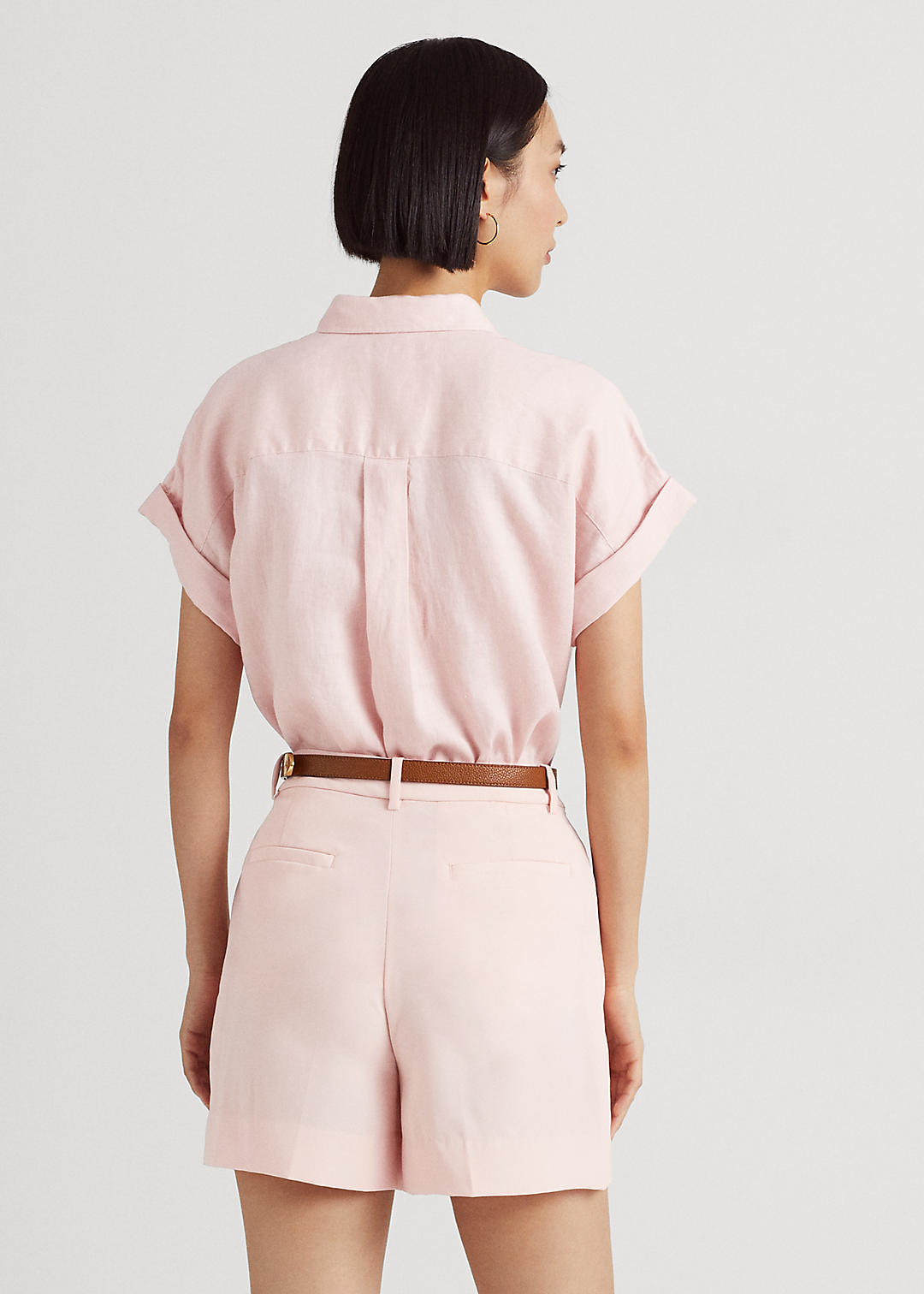Lauren Linen Dolman-Sleeve Shirt 4