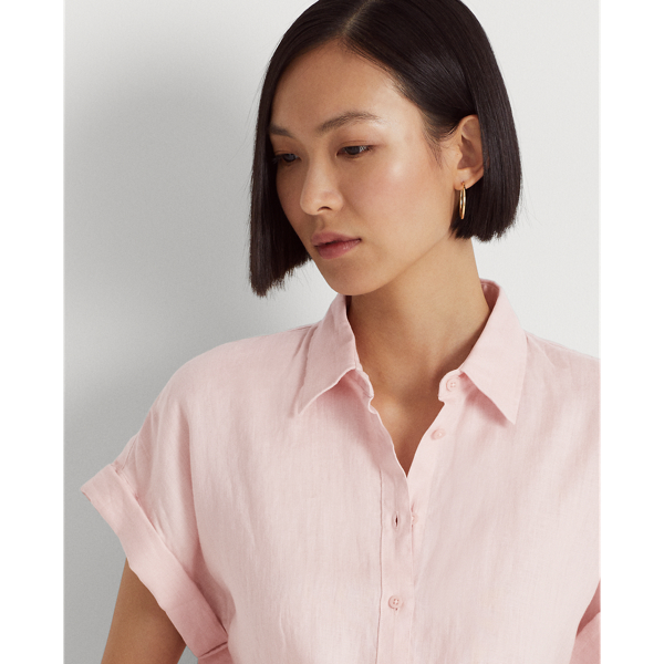Lauren Linen Dolman-Sleeve Shirt 5