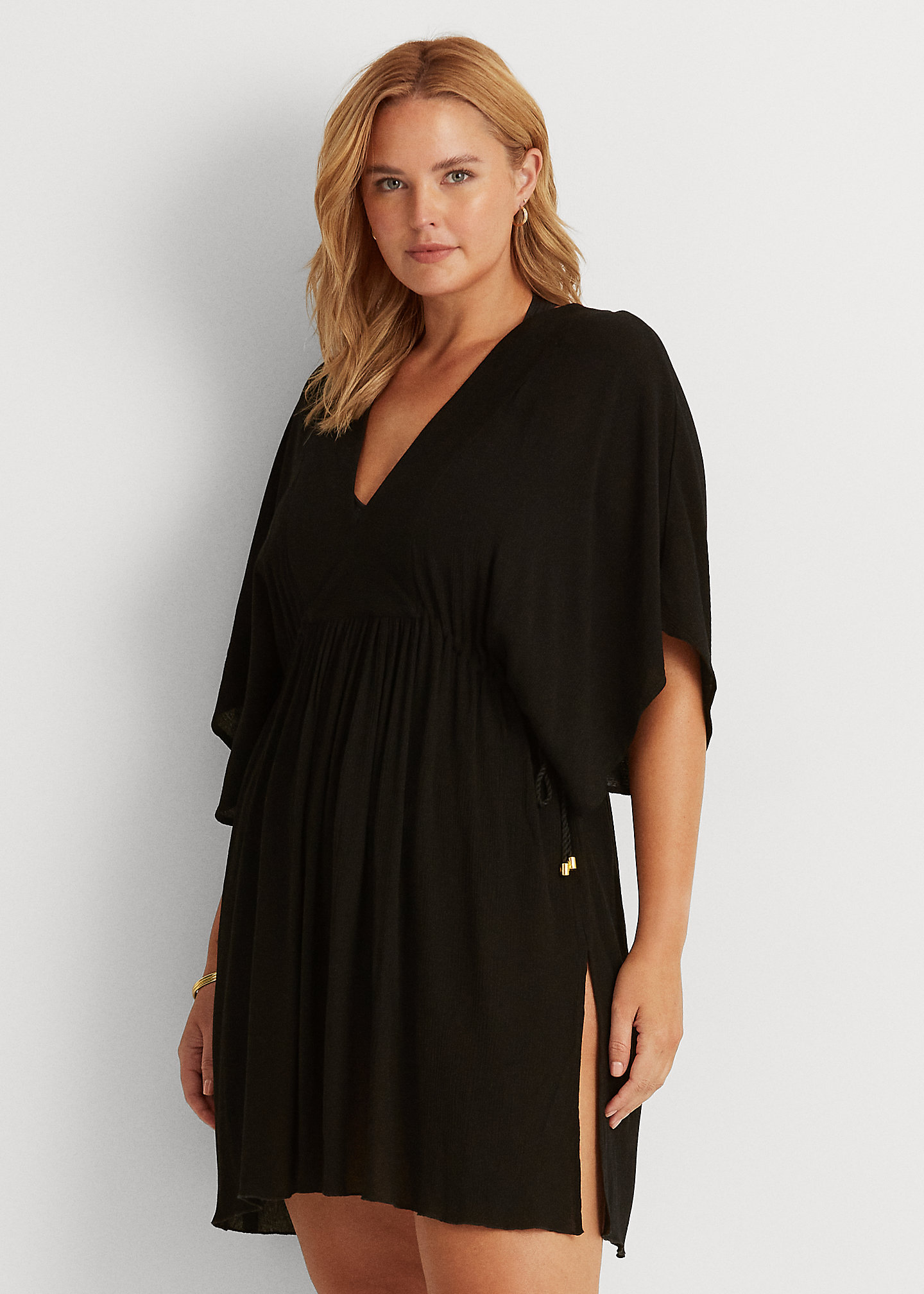 Crinkled Tunic Cover-Up