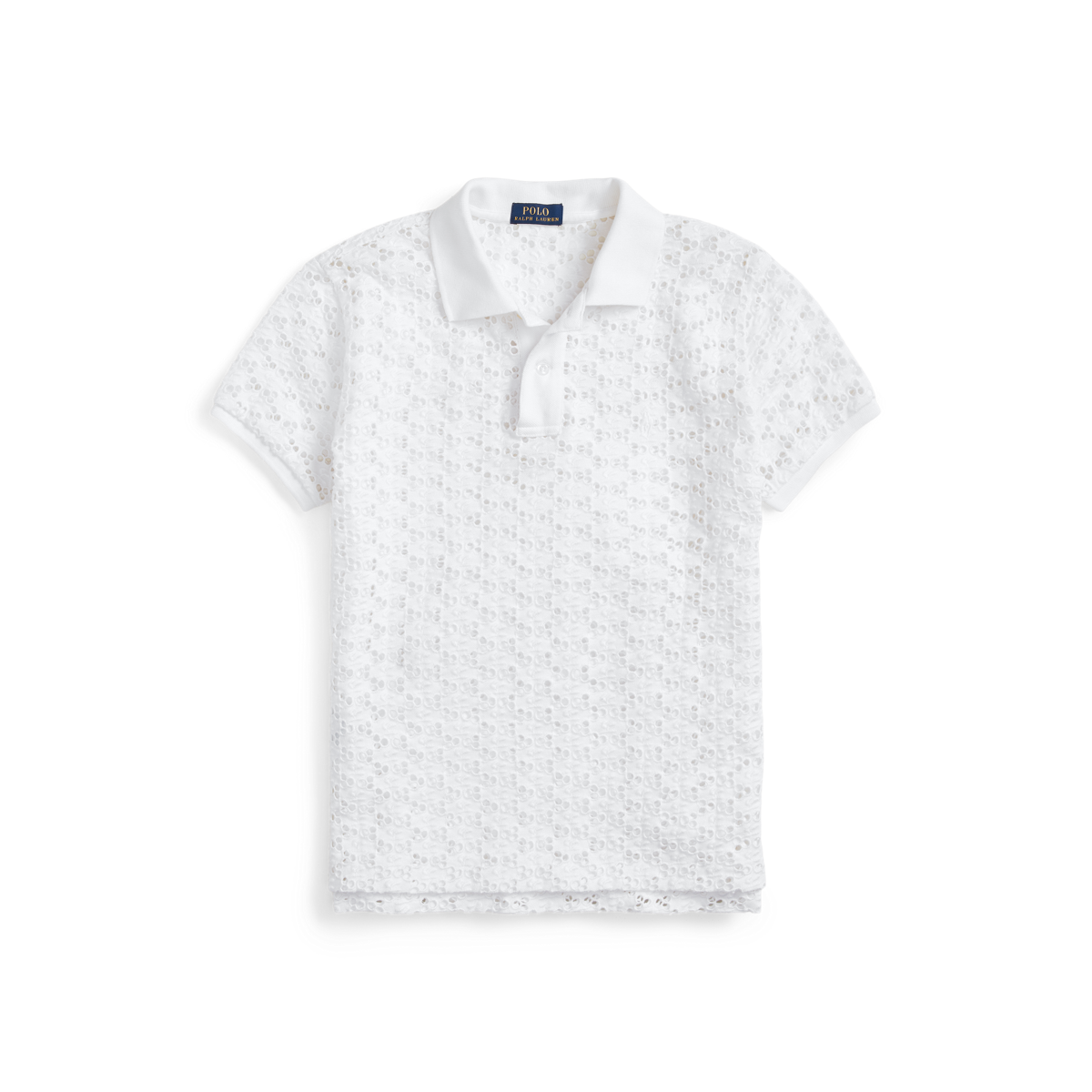 Ralph lauren eyelet sales blouse