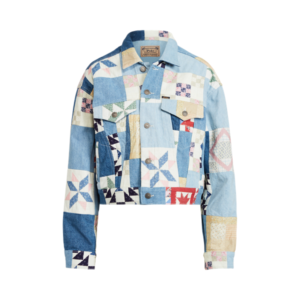 Actualizar 87+ imagen ralph lauren patchwork denim jacket