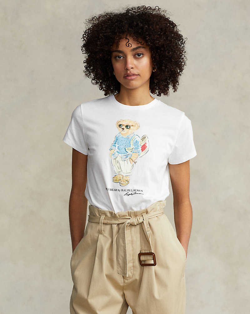 Summer Cable Polo Bear Jersey T-Shirt Polo Ralph Lauren 1