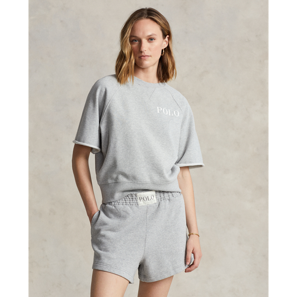 Logo Fleece Short-Sleeve Sweatshirt Polo Ralph Lauren 1