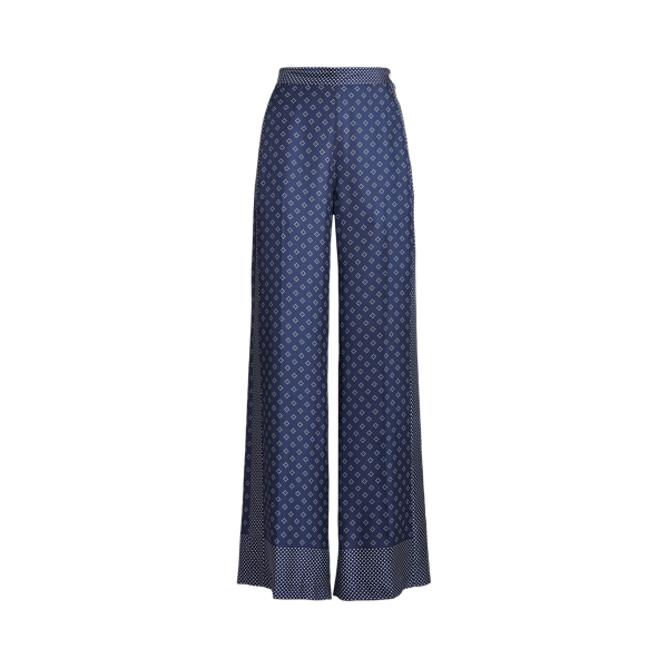 Mulberry Silk Wide-Leg Pant