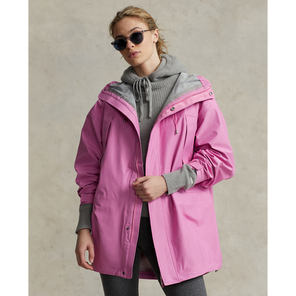 Water-Resistant Hooded Windbreaker RLX 1