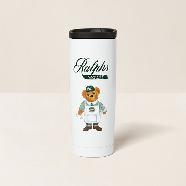 RALPH'S COFFEE Tumbler Polo Bear Ralph Lauren Stainless Bottle Mug Cup Eco  355ml