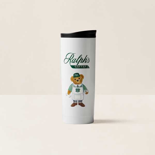 RALPH'S COFFEE Tumbler Polo Bear Ralph Lauren Stainless Bottle Mug Cup Eco  355ml