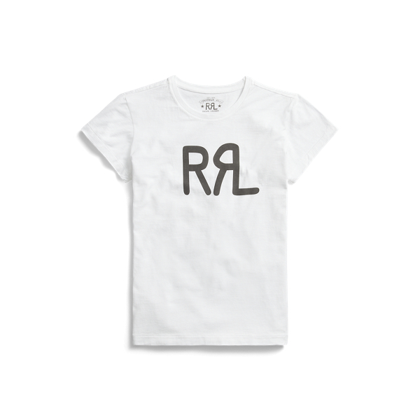 T-shirt logo en jersey de coton RRL 1