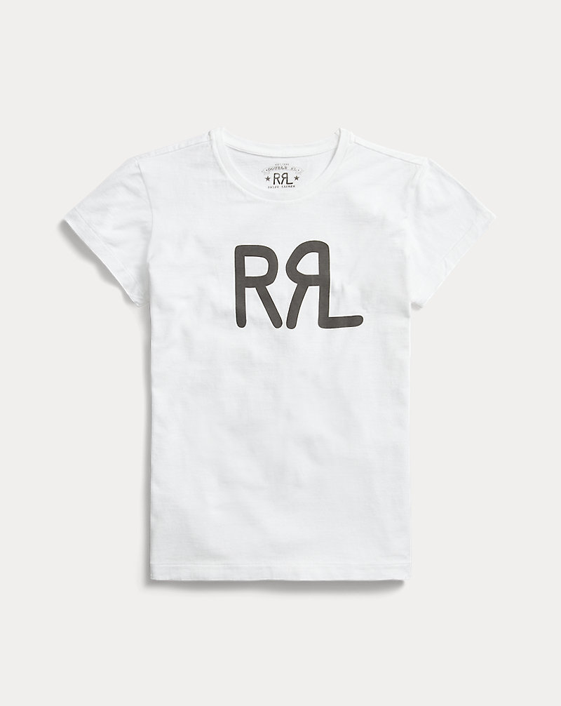 Logo-T-Shirt aus Baumwolljersey RRL 1