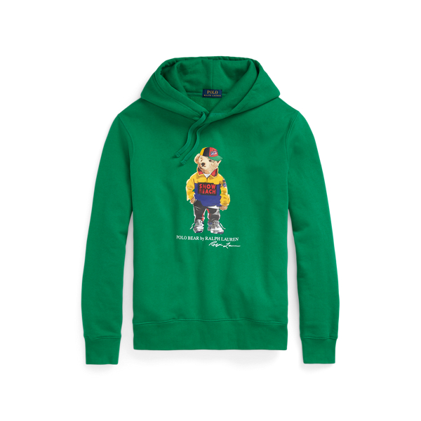 Snow Beach Polo Bear Fleece Hoodie