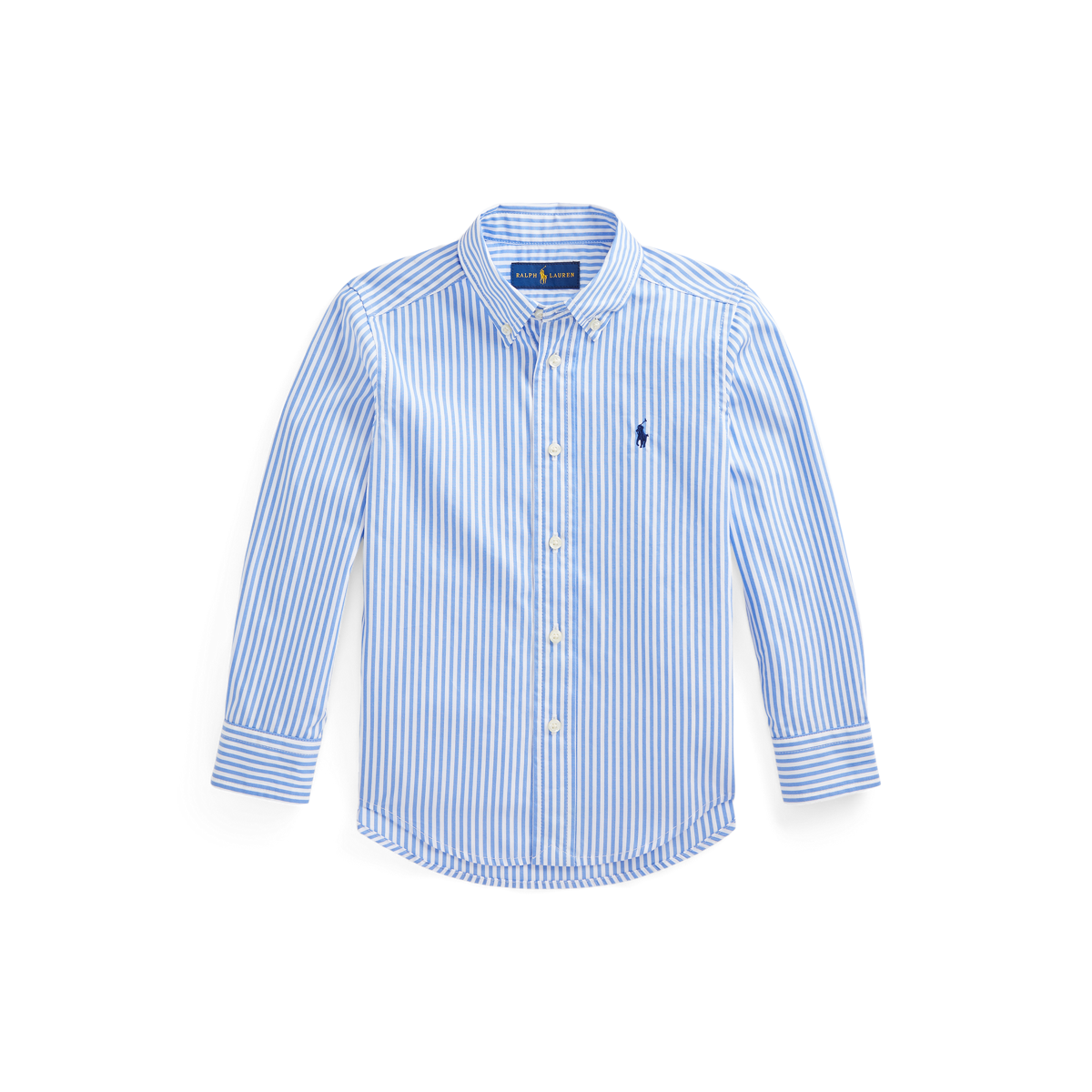 Striped Cotton Poplin Shirt | Ralph Lauren