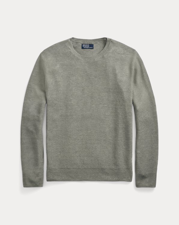 Men's Grey Crewneck Sweaters, Cardigans, & Pullovers | Ralph Lauren
