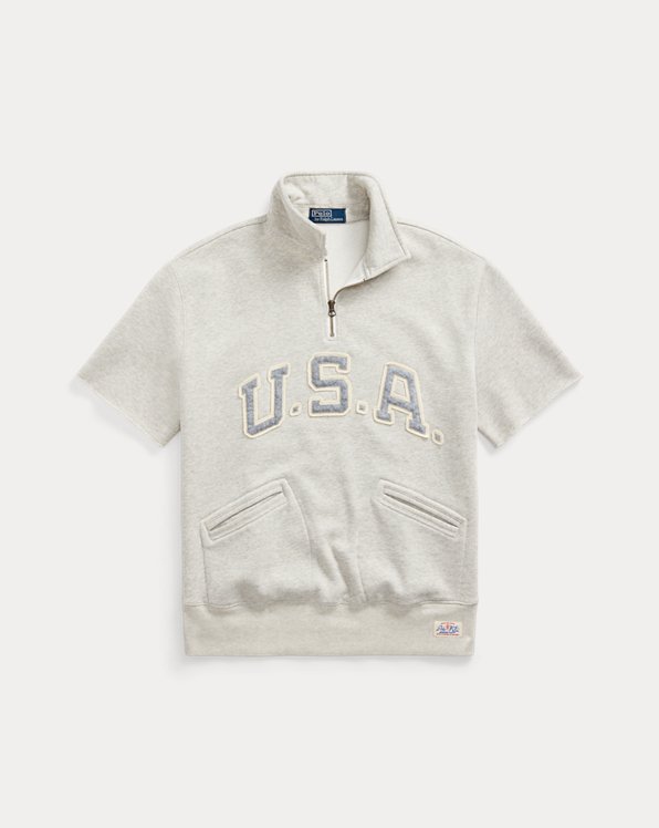 USA Fleece Short-Sleeve Sweatshirt