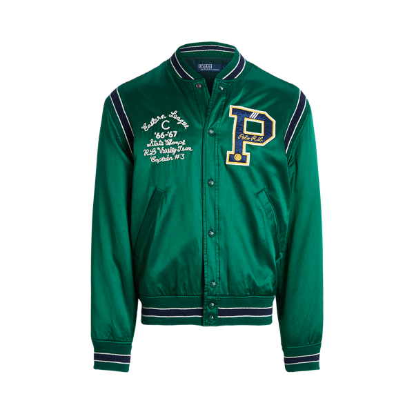 Ralph lauren letterman jacket sale