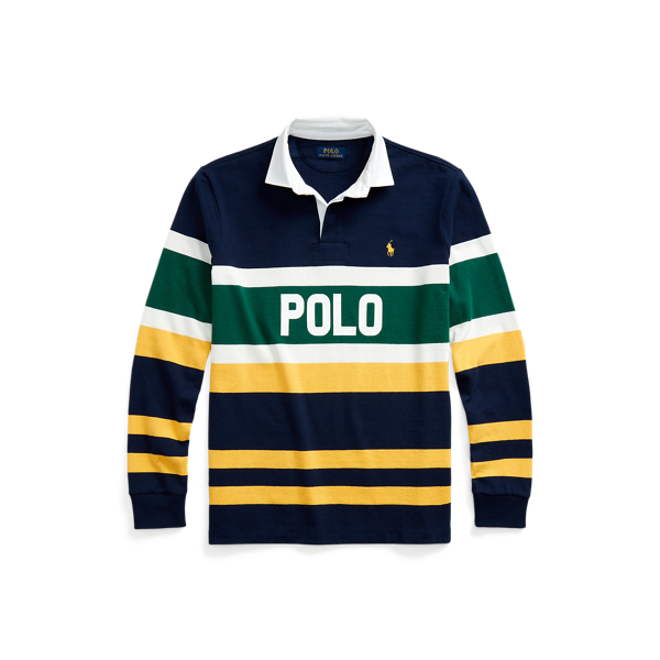 Polo Ralph Lauren Striped Cotton Rugby Shirt - L