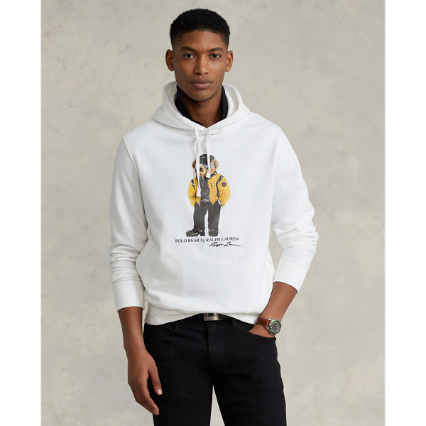 Polo Ralph Lauren Polo Bear Hooded Sweatshirt White Polo