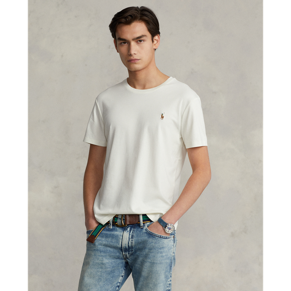 Custom Slim Fit Soft Cotton T-Shirt Polo Ralph Lauren 1
