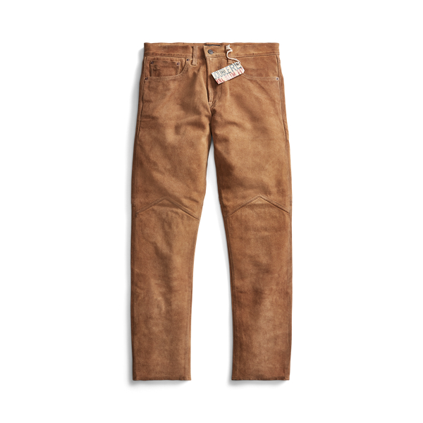 Slim Fit Roughout Suede Pant